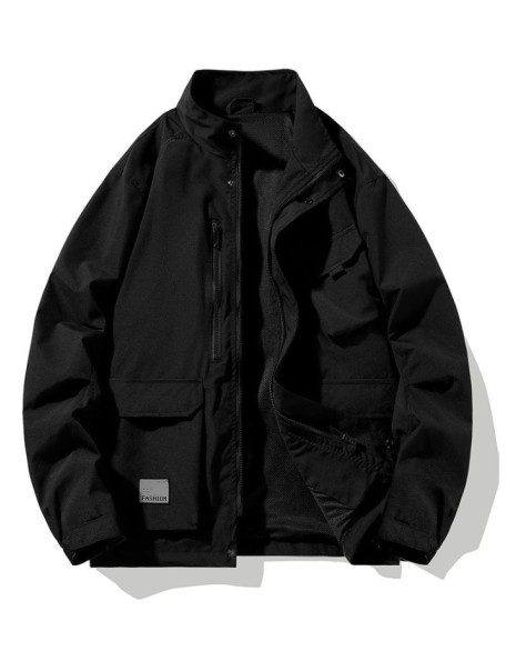 Fashionable Men's Cargo Jacket – Trendy, Casual & Outdoor Style