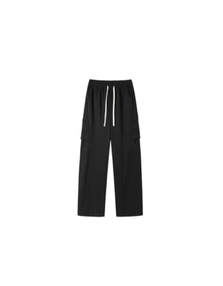 Loose Straight-Leg Wide-Leg Versatile Casual Floor-Length Cargo Pants