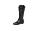Platform Pointed-Toe Fleece-Lined Knee-High Boots