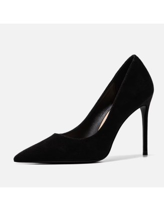 Professional Pointed-Toe High Heels with Unique Stylish Charm