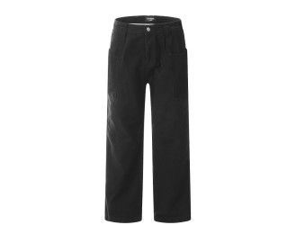 Minimalist Retro Cargo Pants: Loose-Fit Maillard Casual Trousers